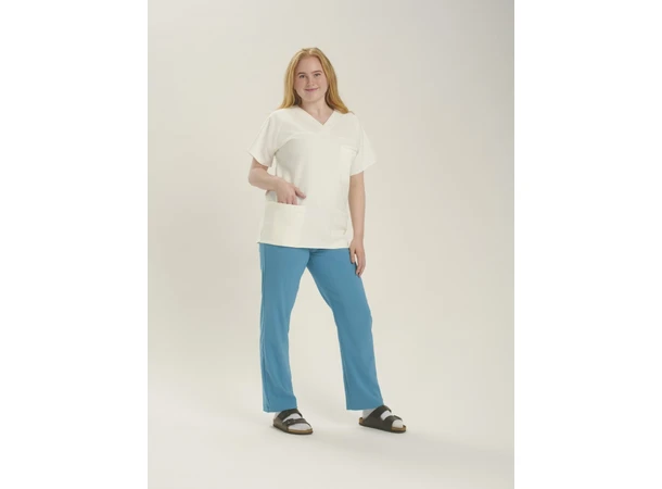 Helseuniform Bukse med rette ben Turkis M 