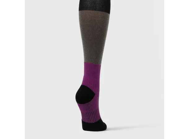 Kompresjonsstrømper Black Grey Rasberry L 