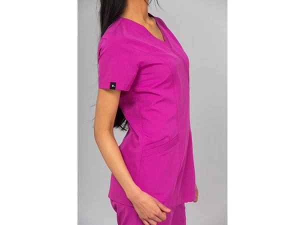 MIA Dametunika med Y-hals Amaranth XL 