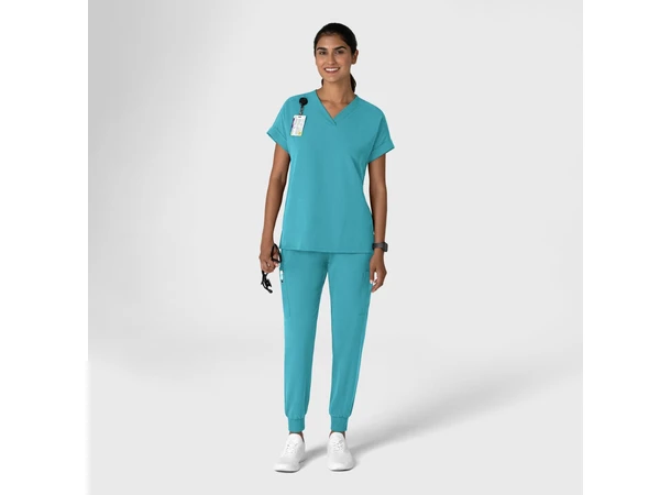 Nova Damebukse med strikk i livet Teal Blue 3XL 