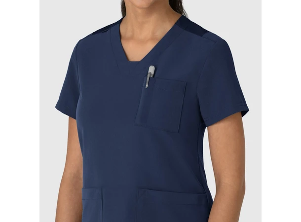 Nova Dametunika med V-hals Navy M 