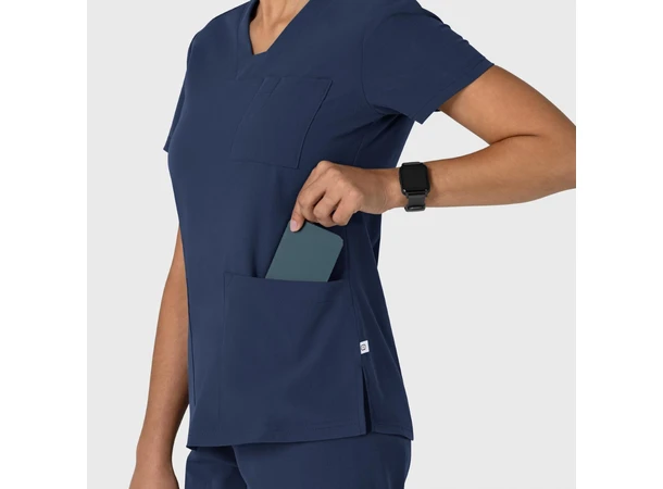 Nova Dametunika med V-hals Navy M 