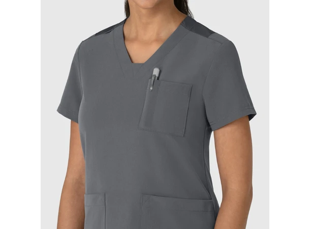 Nova Dametunika med V-hals Pewter XL 