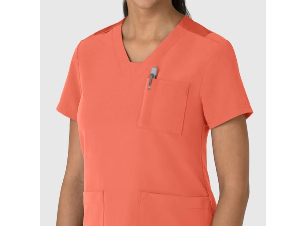 Nova Dametunika med V-hals Sugar Coral M 