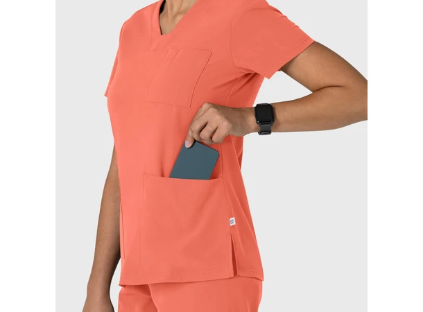 Nova Dametunika med V-hals Sugar Coral M 