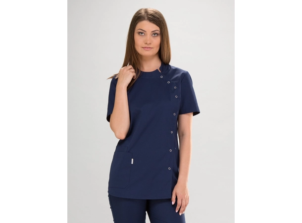 PAULA FLEX Dametunika med rund hals Ink Blue S 