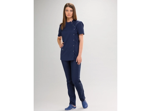PAULA FLEX Dametunika med rund hals Ink Blue S 