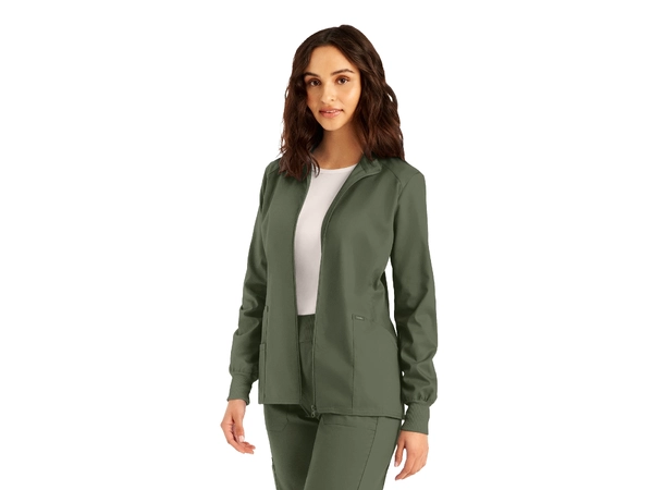 ProFlex Damejakke med tre lommer Olive Moss M 