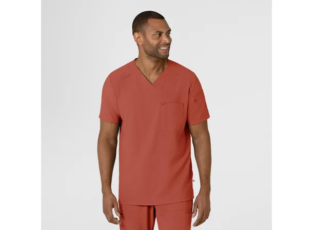 Renew Herretunika med fem lommer Mineral Red S 