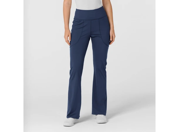 Renew Knit Yogabukse med strikk i livet Navy M 