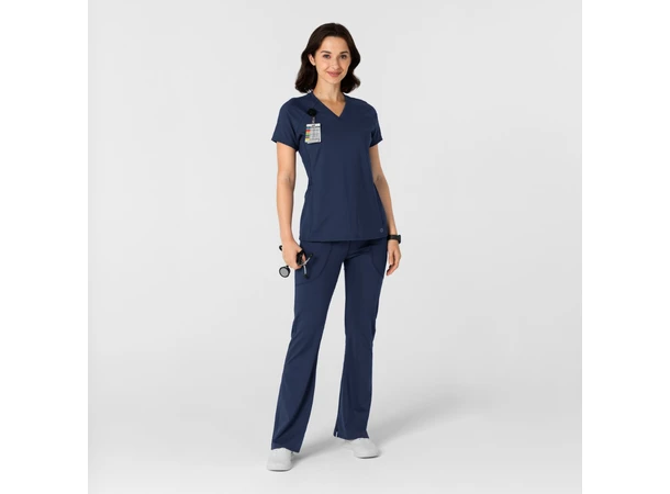 Renew Knit Yogabukse med strikk i livet Navy M 