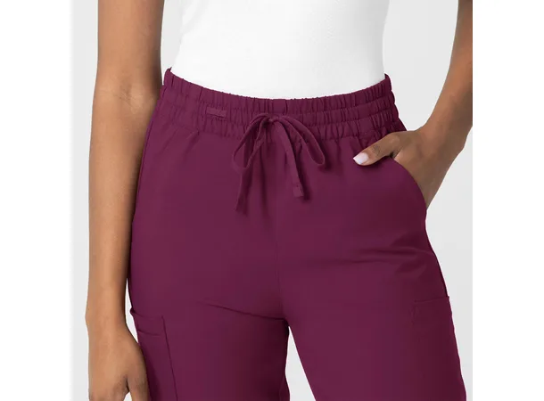 Thrive Damebukse med strikk i ben Wine 3XL 