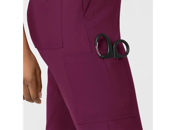 Thrive Damebukse med strikk i ben Wine 3XL 