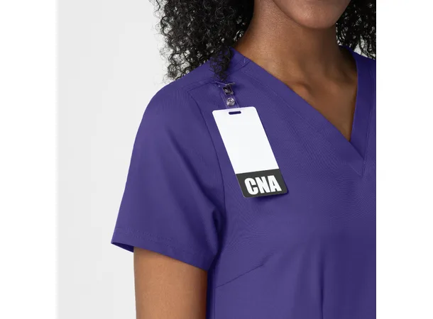 Thrive Dametunika med frontlommer Grape L 