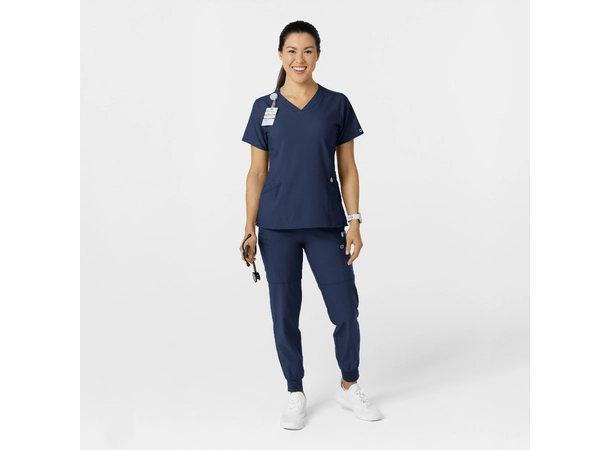 W123 Damebukse med strikk i ben Navy XL 