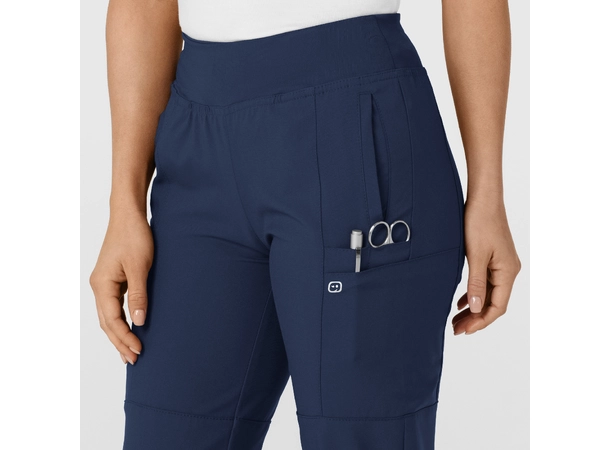 W123 Damebukse med strikk i ben Navy XL 