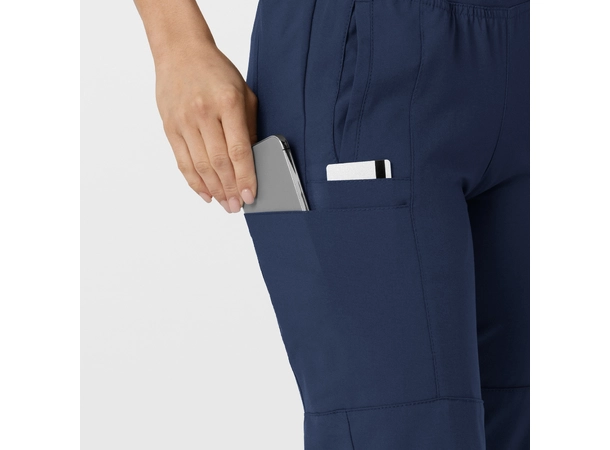 W123 Damebukse med strikk i ben Navy XL 