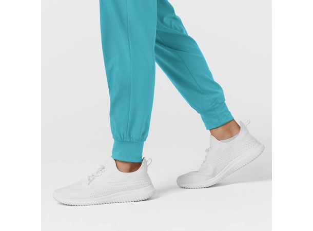 W123 Damebukse med strikk i ben Teal Blue M 