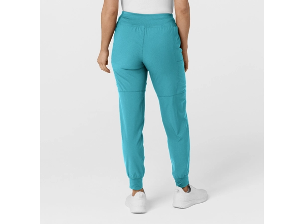 W123 Damebukse med strikk i ben Teal Blue M 