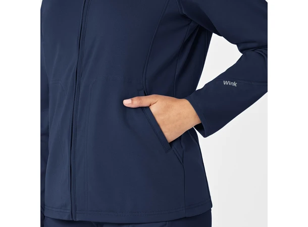 W123 Damejakke med frontlommer Navy S 