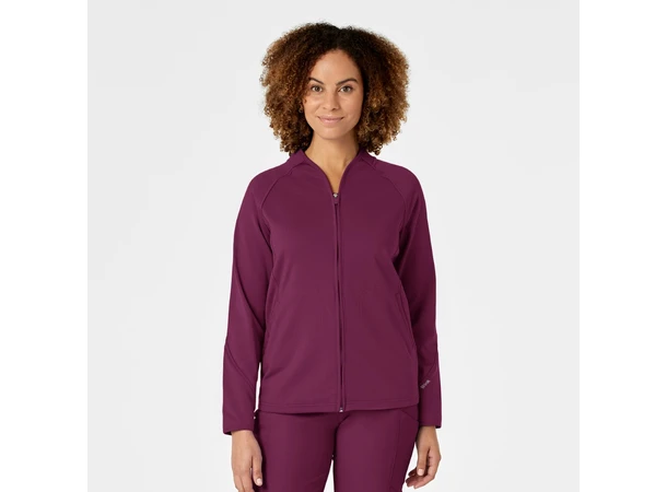 W123 Damejakke med frontlommer Wine 3XL 