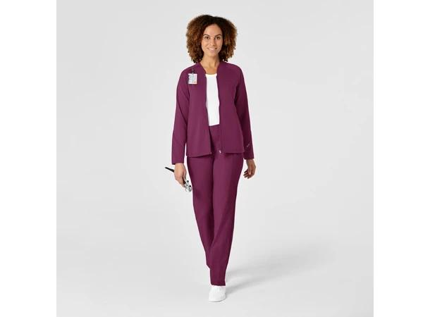 W123 Damejakke med frontlommer Wine 3XL 
