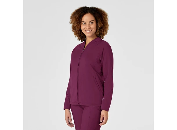 W123 Damejakke med frontlommer Wine 3XL 