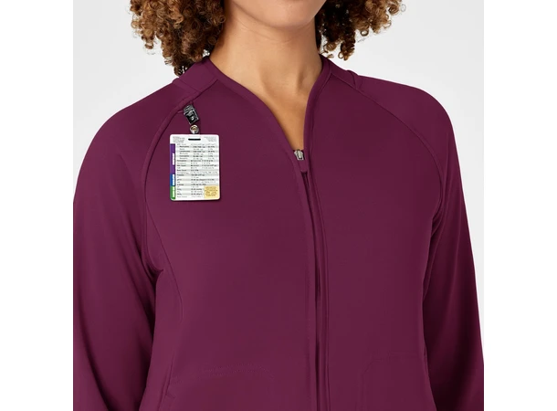 W123 Damejakke med frontlommer Wine 3XL 
