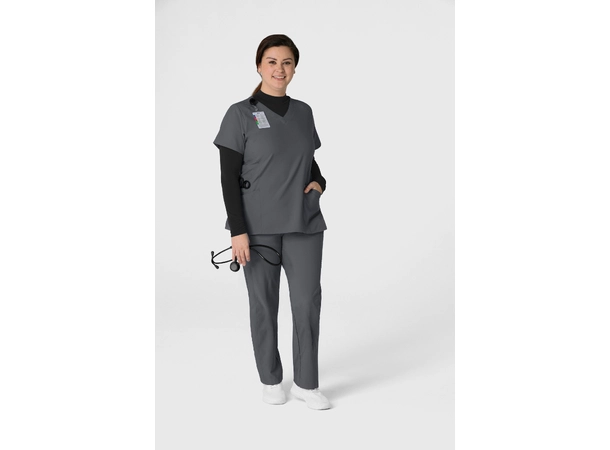W123 Dametunika med V-hals Pewter 3XL 
