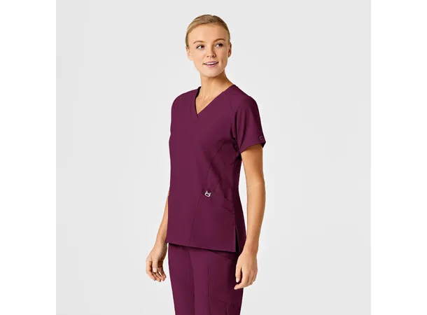 W123 Dametunika med V-hals Wine XL 