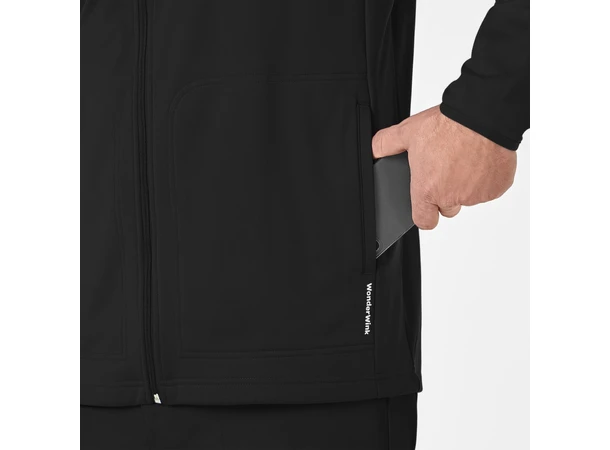 W123 Herrejakke med frontlommer Black L 