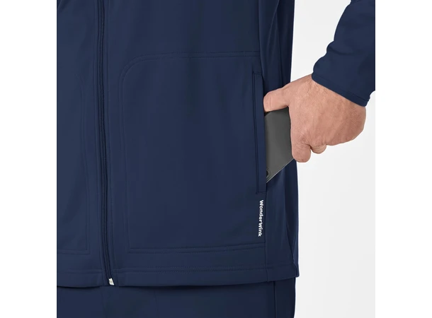 W123 Herrejakke med frontlommer Navy L 