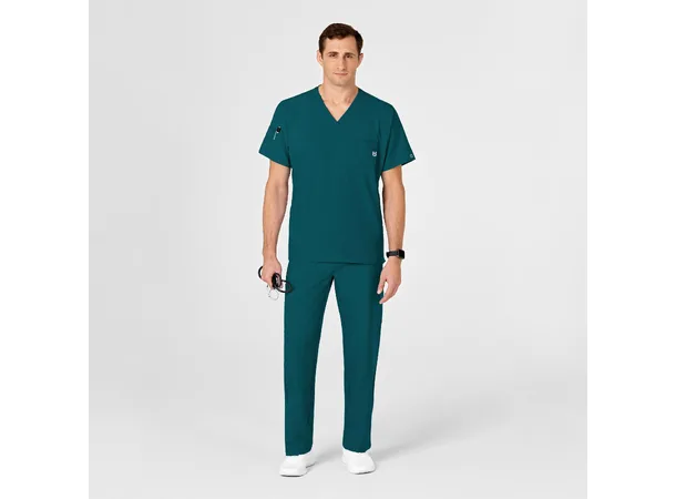 W123 Herretunika med V-hals Caribbean Blue L 