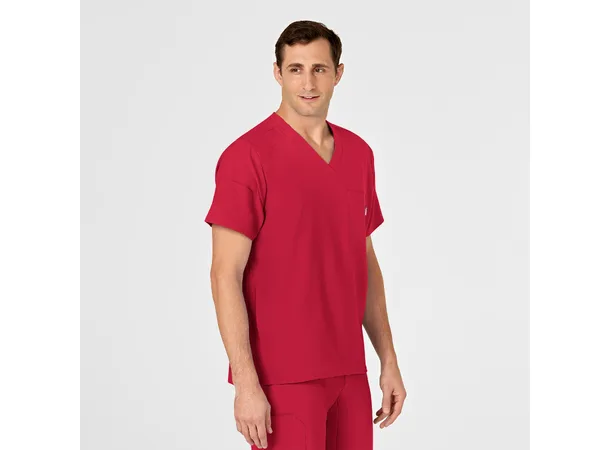 W123 Herretunika med V-hals Red XS 