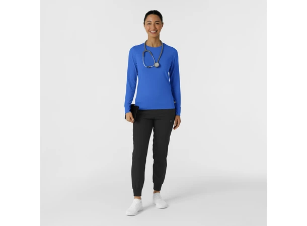 W123 Langermet T-shirt Royal Blue M 