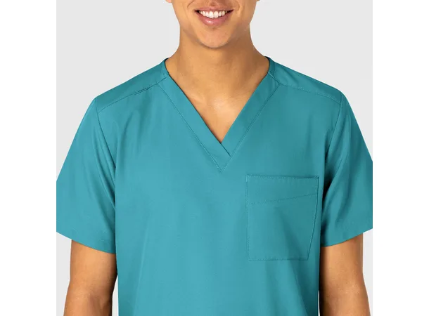 W123 Unisex tunika med 4 lommer Teal Blue M 