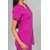 MIA Dametunika med Y-hals Amaranth XL 