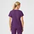 W123 Dametunika med V-hals Eggplant XS 