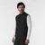 Tynn dunvest for herre Black S 