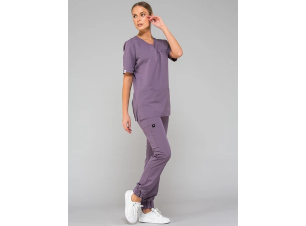 AVA Dametunika med brystlomme Heather XXL 