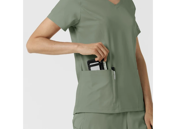 Boundless Dametunika med kurvet V-hals Sage XL 