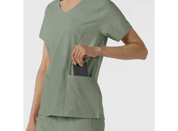 Boundless Dametunika med kurvet V-hals Sage XL 
