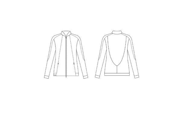CLEO Damejakke White L 