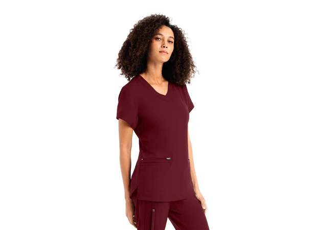 CRFT Dametunika med tre lommer Wine XXL 