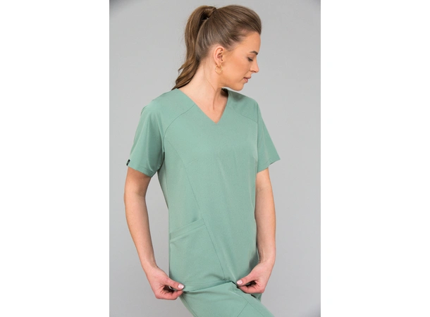 KIM Dametunika med V-hals Olive XXL 