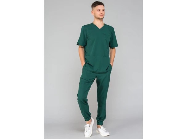 LEO Herretunika med brystlomme Green  XL 