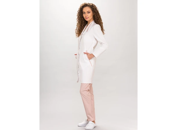 MAJA legefrakk for dame White+Powder Pink M 