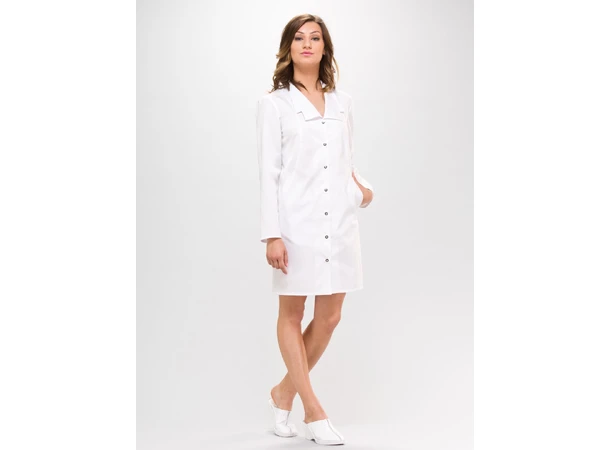 MAJA legefrakk for dame White XXL 