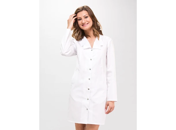 MAJA legefrakk for dame White XXL 