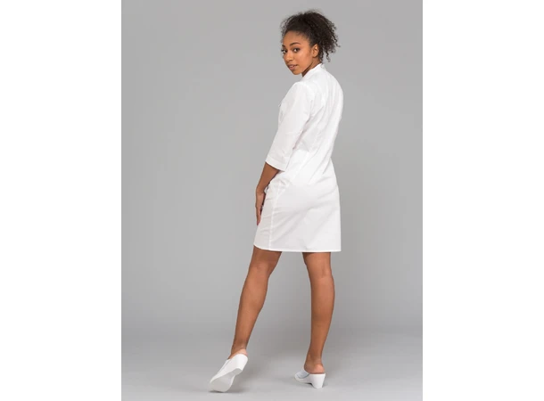 MAJA legefrakk med 3-kvart erm White XXL 